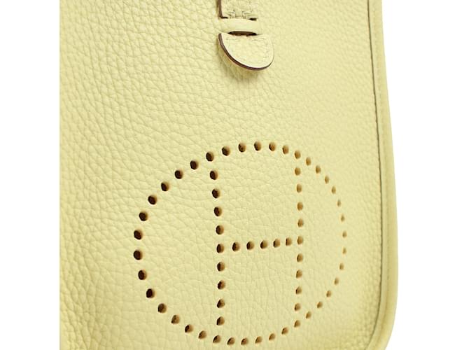Hermès HERMES Sacs à main Mini Evelyne Jaune - vue 5