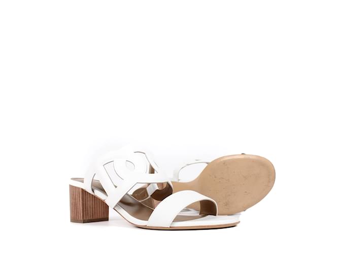 Hermès HERMES Sandales Aloha Blanc - vue 2