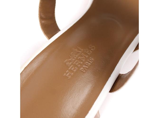 Hermès HERMES Sandales Aloha Blanc - vue 6