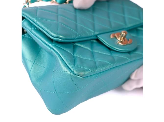 CHANEL Sacs à main Intemporels/classique Bleu - vue 10