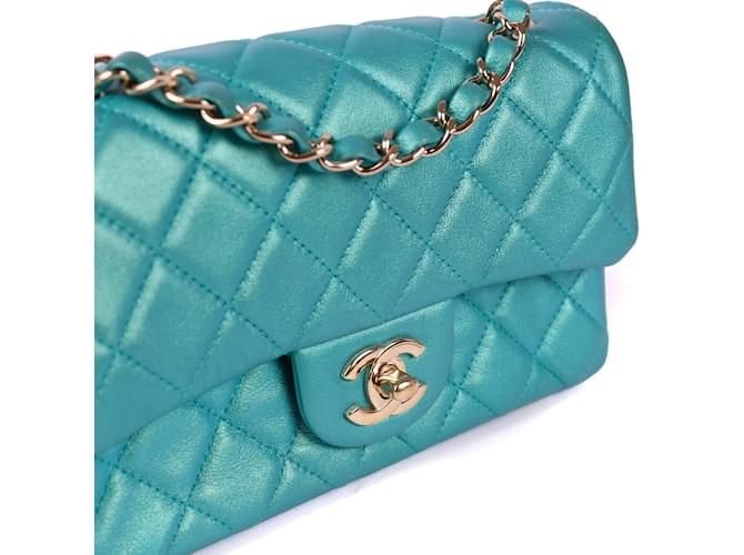 CHANEL Sacs à main Intemporels/classique Bleu - vue 6