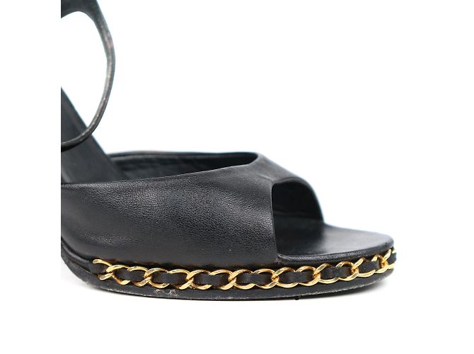 Timeless CHANEL Heels Slingback Schwarz - Ansicht 6