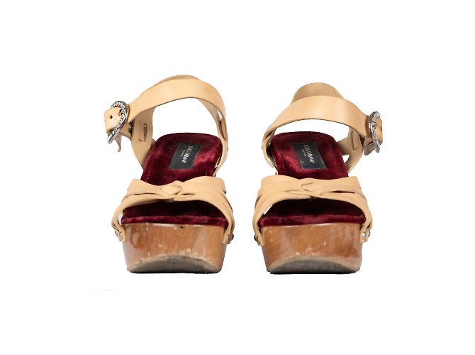 Dolce & Gabbana Talons compensés à lanières - vue 3