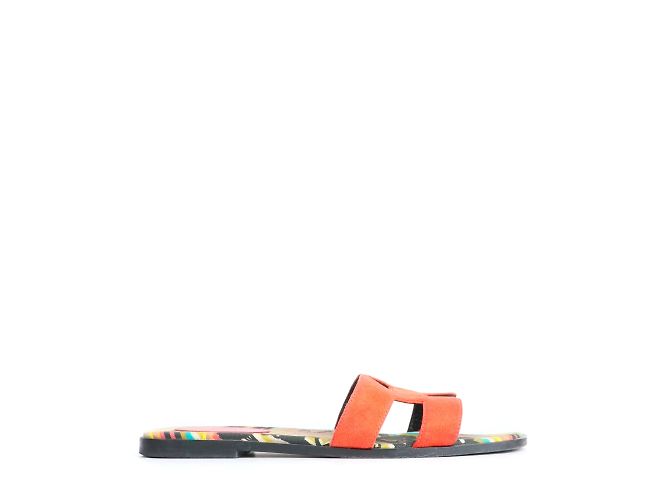 Hermès HERMES Sandalen Orange Rot - Ansicht 4
