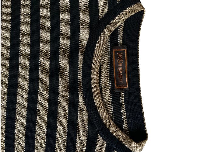 YVES SAINT LAURENT Vestidos S Negro - vista 6