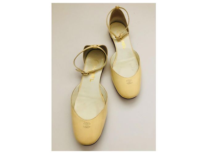 Chanel Bailarinas Mary Jane Crudo - vista 15