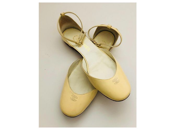 Chanel Bailarinas Mary Jane Crudo - vista 17