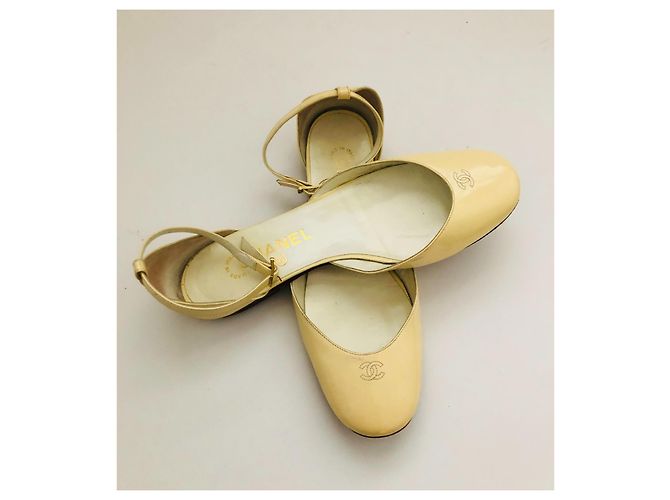 Chanel Bailarinas Mary Jane Crudo - vista 19