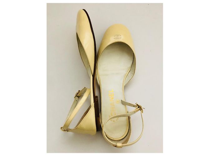 Chanel Bailarinas Mary Jane Crudo - vista 6