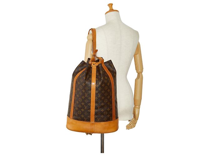Louis Vuitton Brown Monogram Randonnee GM Marrone - vista 13