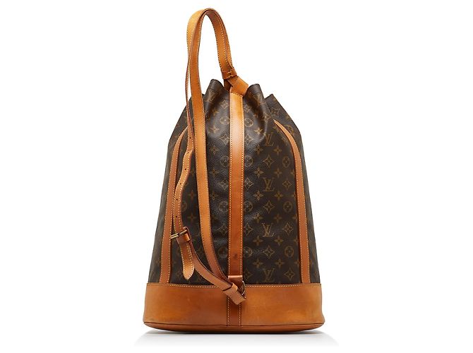 Louis Vuitton Brown Monogram Randonnee GM Marrone - vista 2