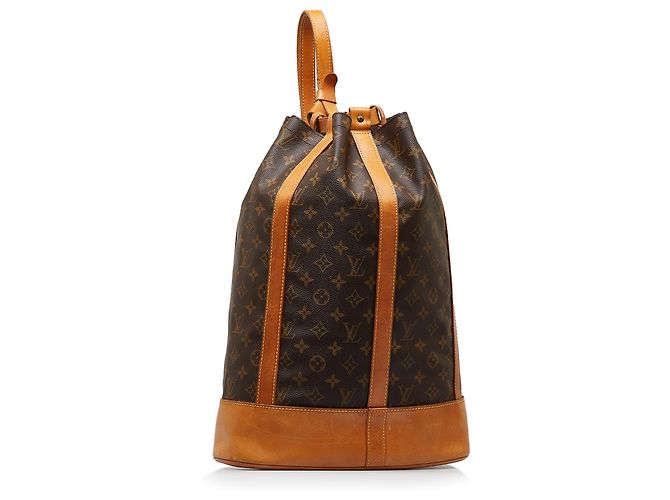 Louis Vuitton Brown Monogram Randonnee GM Marrone - vista 3