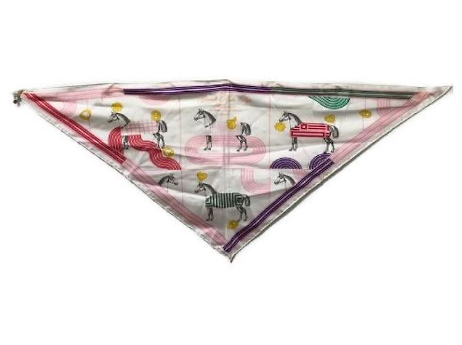 Hermès *** triángulo de HERMES 70 Novio Rosa - vista 2