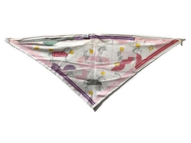 Hermès *** triángulo de HERMES 70 Novio Rosa - vista 3