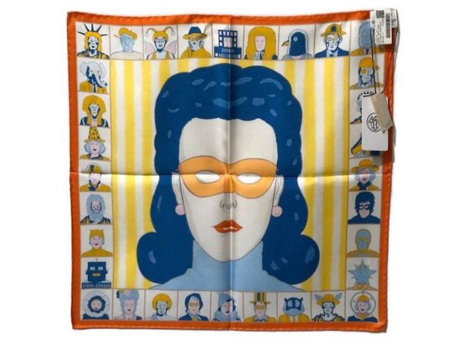 Hermès ***HERMES fidanzato 45 Arancione Giallo - vista 3