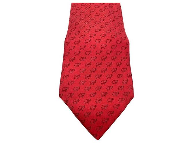 Hermès tie red - view 2