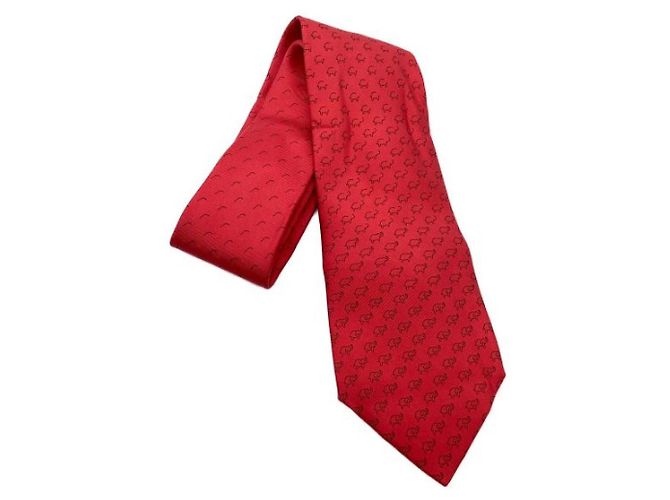 Hermès tie red - view 3