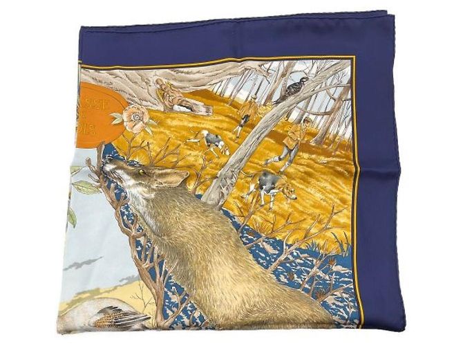 Sciarpa Hermès in seta 90 cm - vista 4