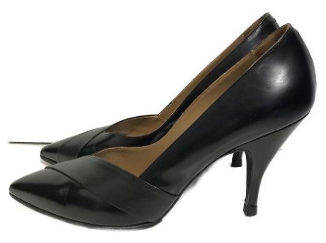 Hermès ***Decolleté HERMES con taglio a V Nero - vista 2