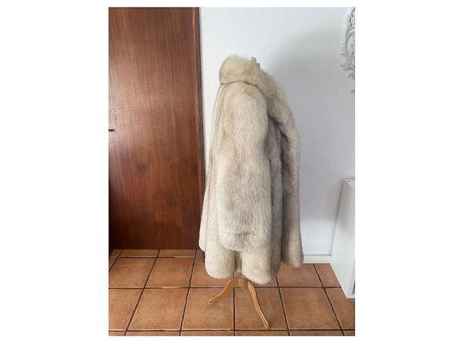 Autre Marque Abrigo de zorro blanco - vista 5