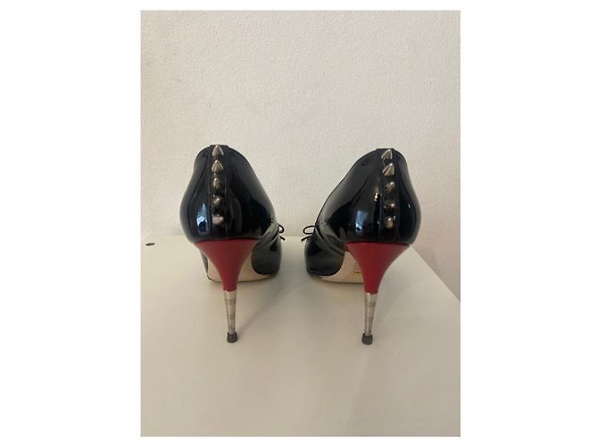 Décolleté Gucci in vernice nera Nero - vista 8