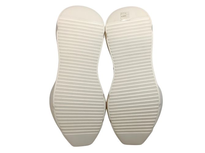 Rick Owens Noir / Baskets Geth Runner en cuir de lait - vue 7