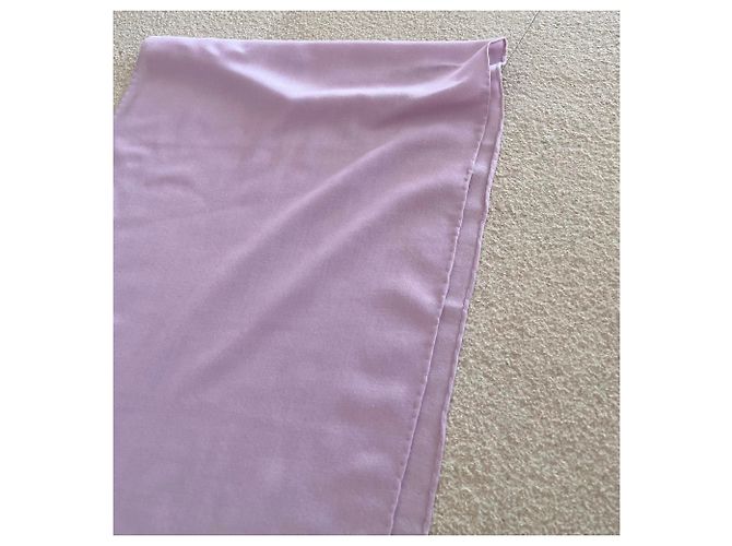 Autre Marque Große Parma Kaschmir Stola Rosa Pink - Ansicht 13