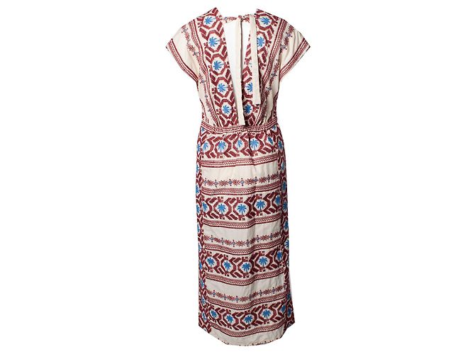 Autre Marque Johanna Ortiz, Besticktes Abasca-Midikleid Mehrfarben - Ansicht 2