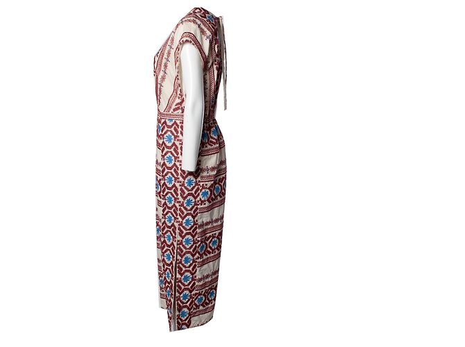 Autre Marque Johanna Ortiz, Besticktes Abasca-Midikleid Mehrfarben - Ansicht 4