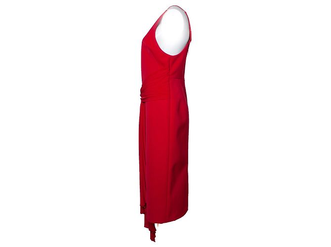 Autre Marque Acler, Vestido Bercy en rojo Roja - vista 4