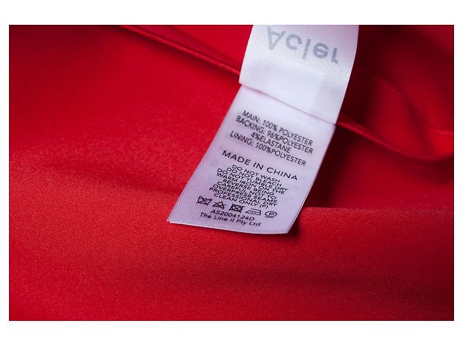 Autre Marque Acler, Vestido Bercy en rojo Roja - vista 6