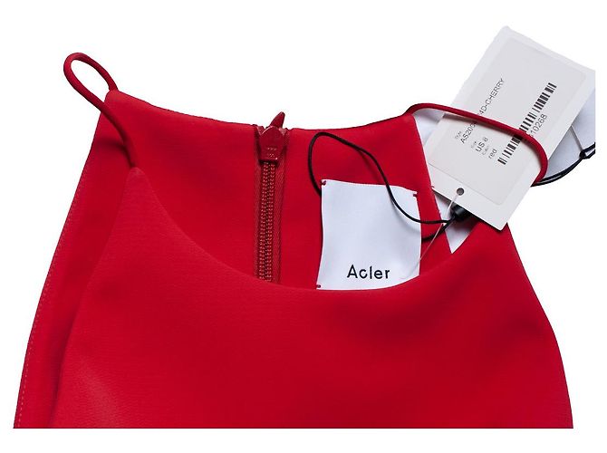 Autre Marque Acler, Vestido Bercy en rojo Roja - vista 8