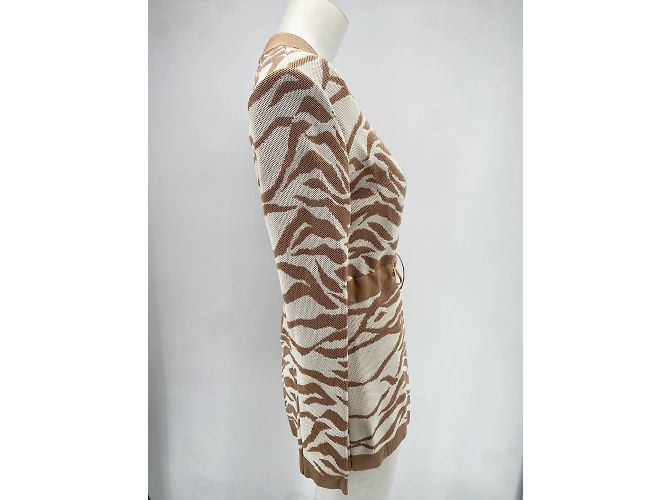 Malha Balmain T.FR 38 Viscose Bege - vista 3