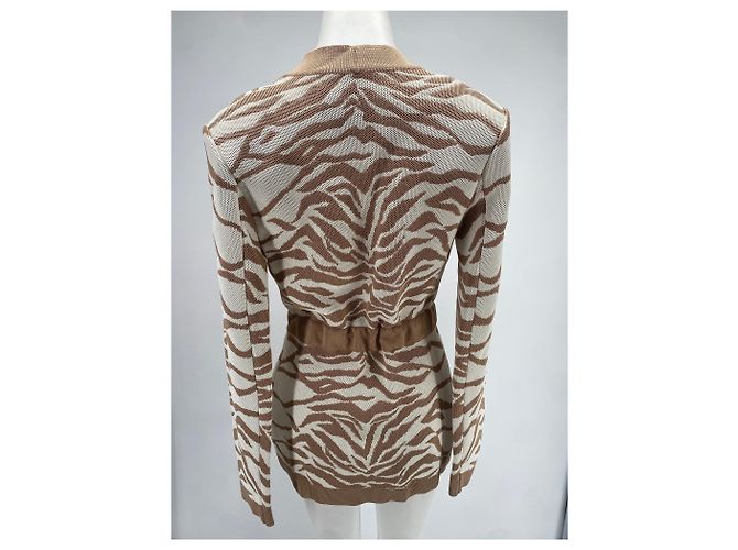 Malha Balmain T.FR 38 Viscose Bege - vista 4