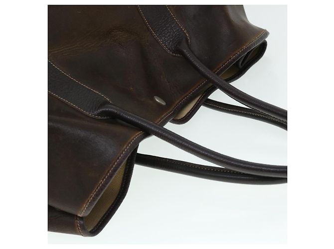 Hermès HERMES Garden Party PM Einkaufstasche Leder Amazonia Brown Auth bs7528 Braun - Ansicht 2