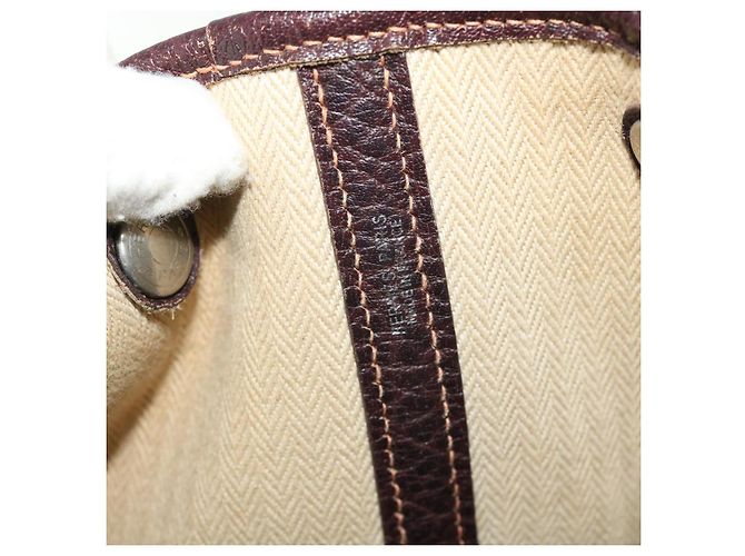 Hermès HERMES Garden Party PM Einkaufstasche Leder Amazonia Brown Auth bs7528 Braun - Ansicht 5