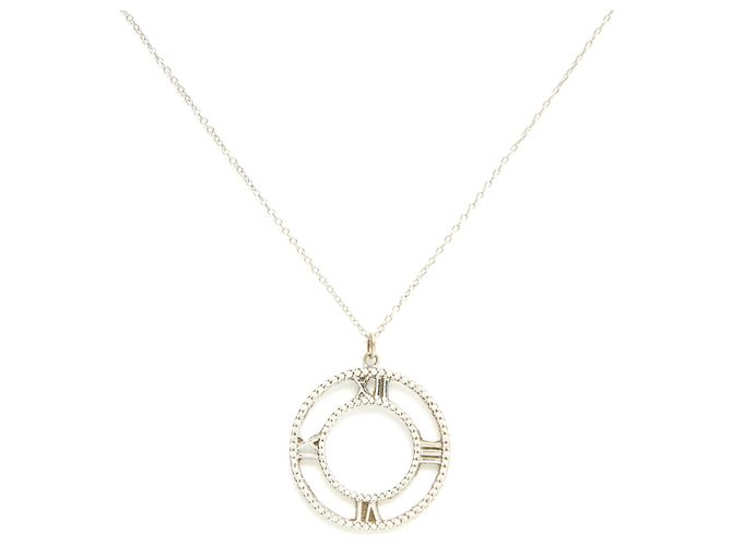 Tiffany & Co Collana Atlas in oro bianco e diamanti Tiffany&Co Argento - vista 2