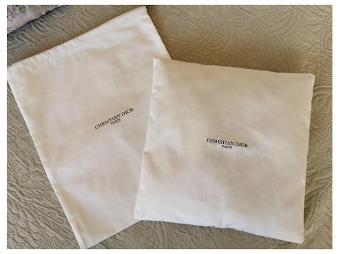 Dior decorative cotton cushion Eggshell - view 2