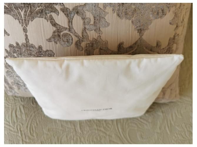 Dior decorative cotton cushion Eggshell - view 5