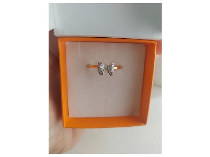 Anello a nodo in oro e diamanti inconnue Gold hardware - vista 6