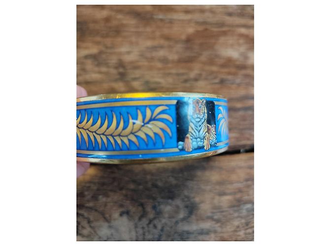 Hermès Le Tigre Armband Email Hellblau - Ansicht 3