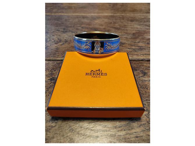 Hermès Le Tigre Armband Email Hellblau - Ansicht 7
