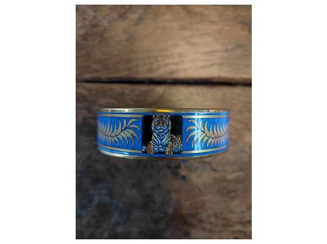 Hermès Le Tigre Armband Email Hellblau - Ansicht 10