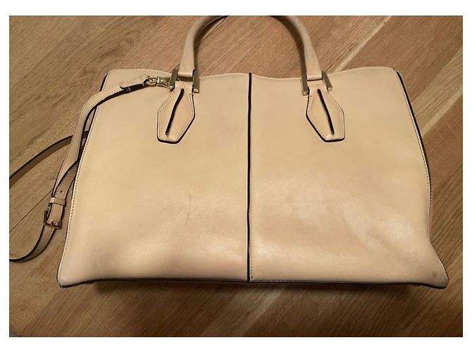 Borsa a mano Tod's in pelle beige - vista 2
