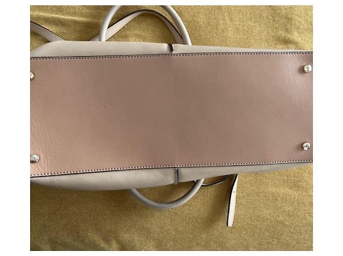 Borsa a mano Tod's in pelle beige - vista 5
