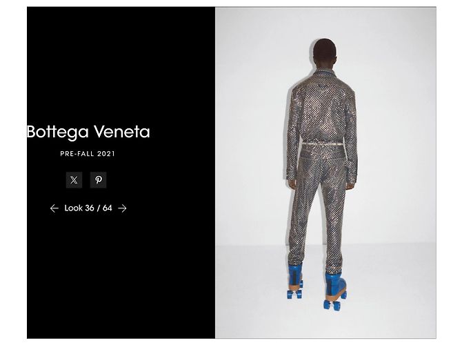 Pattini a rotelle Bottega Veneta Verde - vista 13