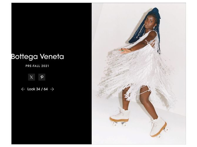 Pattini a rotelle Bottega Veneta Verde - vista 14