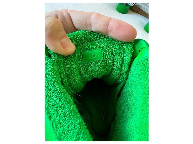 Pattini a rotelle Bottega Veneta Verde - vista 5