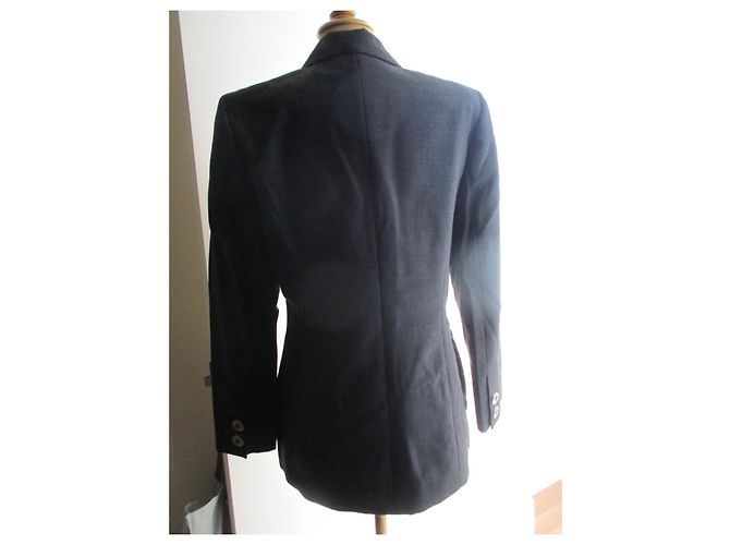 Nina Ricci Anthrazitfarbener Blazer, Taille 40. Anthrazitgrau - Ansicht 3