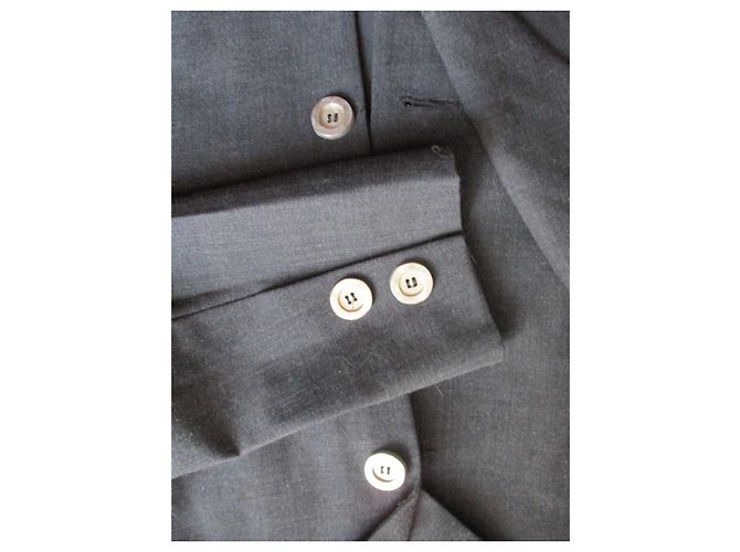 Nina Ricci Anthrazitfarbener Blazer, Taille 40. Anthrazitgrau - Ansicht 5